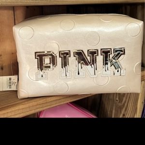 PINK makeup bag NWT